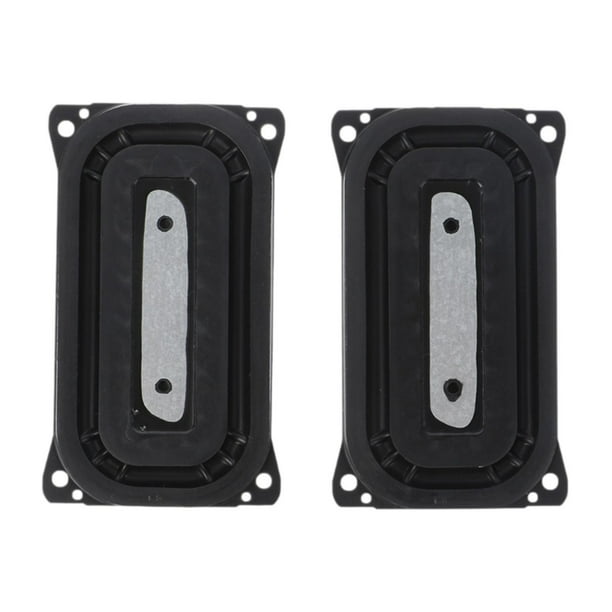 2pcs altavoz radiador pasivo placa de reparación de audio negro para amantes de la música de de subwoofer resistente