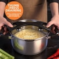 thumbnail image 7 of Stainless Steel Pasta Pot, Dutch Oven, Induction Pasta Pot with Strainer Lid, Stock Pot/Soup Pot, Easy Cleanup Stylish Cookware, Dishwasher Safe, 5 Quart, 7 of 7