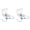 Blue, variant on Swimming Earplugs with Nose Clip Set, Soft Silicone Waterproof Ear Plugs for Adults, Reusable In-Ear Protection for Pool, Surfing, Bathing, Shower, Water Sports, White