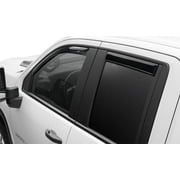 Auto Ventshade [AVS] In-Channel Ventvisor / Window Deflectors | Fits 2019-2024 Chevrolet/GMC Silverado/Sierra 1500, (2022 LTD)2020-2024 Silverado/Sierra 2500/3500 HD Crew Cab, 4 pcs. | Smoke-194805