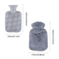 thumbnail image 3 of Bolsa de agua caliente de 1 L, bolsa de agua caliente de invierno para cuello, hombros, espalda, manos, piernas, cintura, 3 of 5