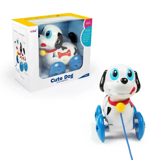 Pull-Along Puppy Toy – Musical Lights & Sounds for Toddler Sensory Development (18M+)