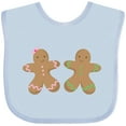 thumbnail image 3 of Inktastic Twin Gingerbread Boy and Girl Co Boys or Girls Baby Bib, 3 of 4