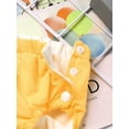 thumbnail image 5 of TTAO Reusable Swim Diapers for Girl Boy Adjustable for Swimming Lesson & Baby Shower Gifts Yellow 100, 5 of 6