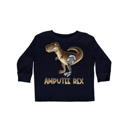 

Inktastic Limb Loss Awareness Amputee Rex with Prosthetic Leg Gift Toddler Boy or Toddler Girl Long Sleeve T-Shirt