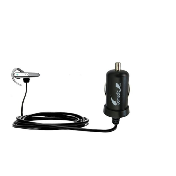 verlamming onvergeeflijk Zuiver Gomadic Intelligent Compact Car / Auto DC Charger suitable for the Sony Ericsson  Bluetooth Headset HBH-608 - 2A / 10W power at half the size. Uses Gom -  Walmart.com