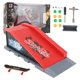 thumbnail image 4 of Conjunto de diapasos Mini Skateboard Park Toy Kit de juguete Pasado Diapasón Ramp Deck Surtido conjunto GeweYeeli FN000292-02B, 4 of 7