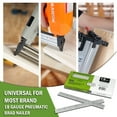 thumbnail image 6 of KIMSING F12 18 Gauge 1/2-inch Leg Galvanized Brad Nails Finish Nails For Brad Nailer - 5,000 PCS/BOX, 6 of 8