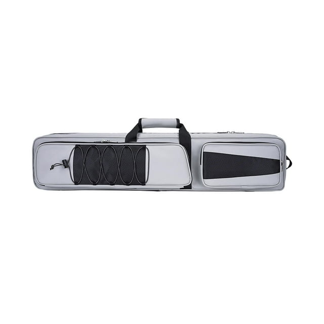 Siruishop Billiards Pool Cue Case 4x5 Portable Carry Bag Billiard Sticks Carrying Case gray