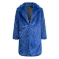 thumbnail image 4 of Mens Winter Coat Turn Down Collar Long Jackets Warm OverCoat, 4 of 4