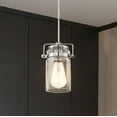 thumbnail image 6 of 60/6734-Nuvo Lighting-Antebellum-1 Light Mini Pendant-5 Inches Wide by 7.5 Inches High-Polished Nickel Finish    -Traditional Installation, 6 of 9