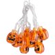 thumbnail image 2 of Luces de cadena de calabaza de 10 LED con pilas para interiores Lámparas de decoración de fiesta de Halloween 1,5 m blanco puro, 2 of 5