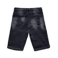 thumbnail image 5 of Mens Shorts Men's Jeans Shorts Ripped Distressed Denim Shorts With Broken Hole Distressed Stretchy Jeans Ripped Jean Shorts Cargo Shorts for Men Black XL Cotton, 5 of 5