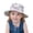 Purple, variant on Krdevn Toddler Sun Hat, Floral Print Wide Brim Fisherman Cap, Breathable Adjustable Chin Strap, UV Protection Beach Hat for Boys & Girls,2-6 Years