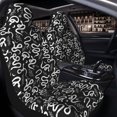 thumbnail image 4 of Goofa Hand Drawn Snake Printed Car Seat Covers, Automotive Seat Covers for Cars Trucks and SUVs, Quick Setup Universal Fit Elastic Seat Covers-2 PCS, 4 of 6