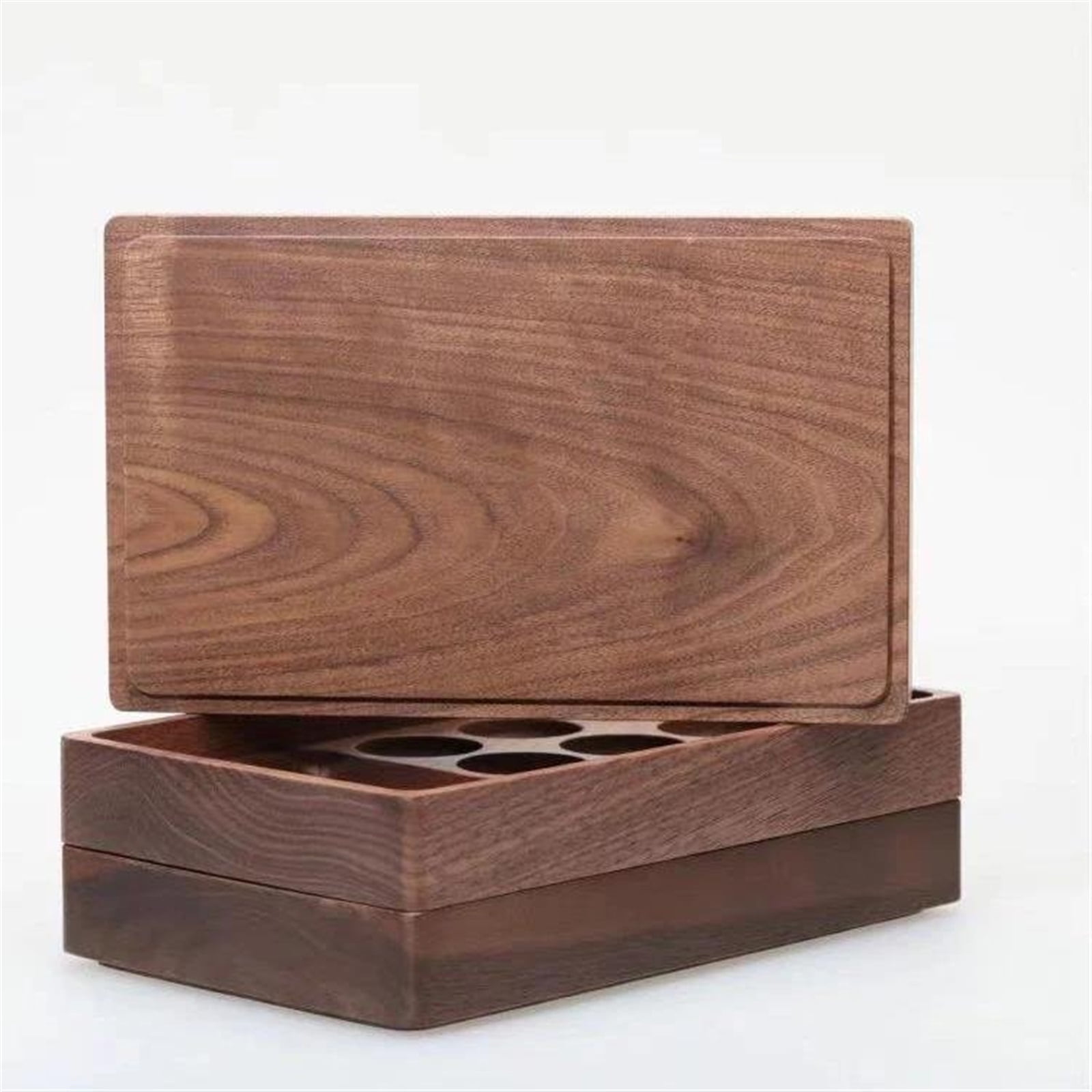 Solid Wood Beads Bracelets Storage Box Earrings Ring Necklace Jewelry Organizer Designer Watch Multilayer Vanity Case
