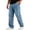 02#Sky Blue, variant on Men’s Straight Leg Sweatpants Feature Warm Lining Elastic Drawstring Waist And Side Pockets For Winter Casual Daily Wear
