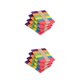 thumbnail image 3 of sweethay 100 Uds. De palos de coloridos modelo de construcción artesanal DIY palos de multicolores 93x10x2mm 2Conjunto, 3 of 6