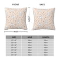 thumbnail image 2 of Pofeuu Cute Rabbit Print Double-sided plush pillowcase Square Throw Pillow Covers Pillows Cover for Living Room Bedroom Sofa Couch Cushion Cover（No pillow core）-12"x12", 2 of 7