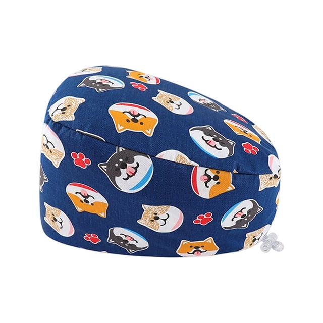 Unisex Scrub Hat Breathable Printed Bouffant Cap For And Hair Accessories Everyday Comfort And Durable Design