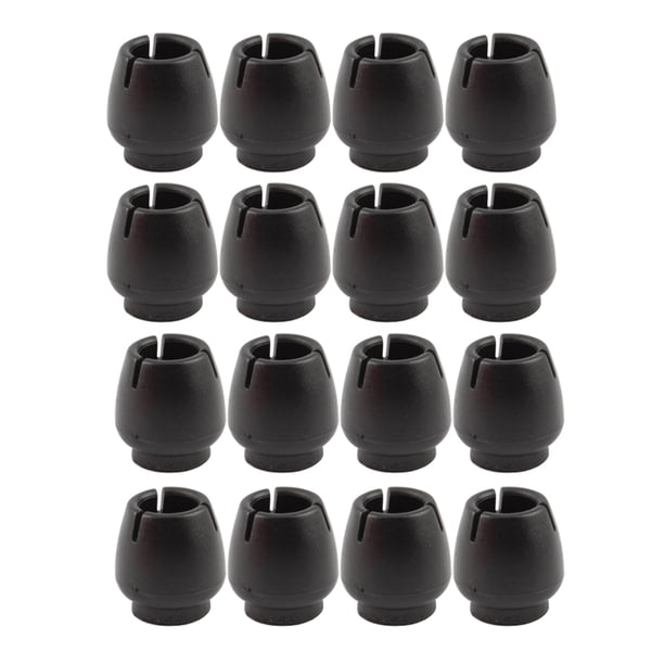 Btafrte 16 alfombrillas para patas silla funda protectora silicona para el (ajuste para 12-16 mm)