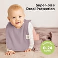 thumbnail image 2 of Baberos KeaBabies Hallo Baby Drool, paquete de 8 unidades, unisex, 2 of 9