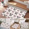 thumbnail image 6 of Cute Bow Cow 2'x3' Washable Rug, Beige Farmhouse Cute Animals Non-Slip Soft Doormat Area Rugs for Entrance Bathroom Bedsides, StainResistant Carpet for Kitchen Bedroom, Entryway Floor Mat, 6 of 9