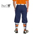 thumbnail image 2 of Navy Microfiber Golf Knickers ( Plus Fours) for Men - 24", 2 of 3