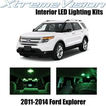 XtremeVision Interior LED for Ford Explorer 2011-2014 6 pcs Green Interior LED Kit Installation Tool