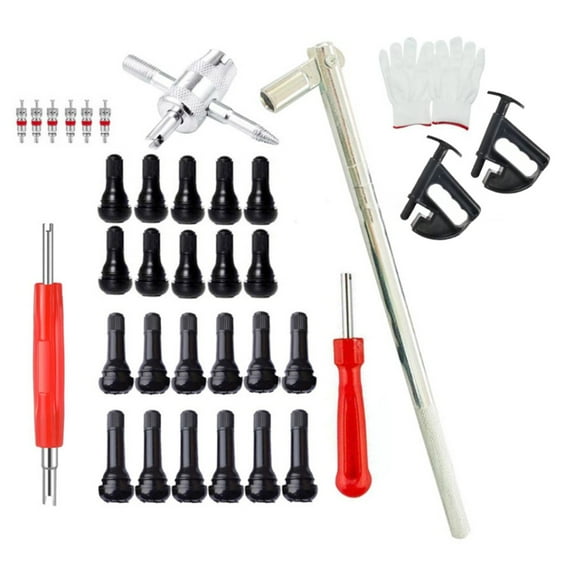 36pcs car Quick Tire Valve Replacement Tool Kit for Cars,ATVs,Trucks Leaky Valve