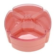 thumbnail image 3 of Plastic Divided Serving Tray Double Layer Divided Serving Dish Nut Platter Candy Snacks Dried Fruit Plate with Lid Divided Serving Tray, 3 of 8