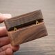 thumbnail image 2 of Caja de anillo de madera cuadrada para 2 anillos Joyero de almacenamiento Hecho a mano Compromiso Regalo de boda para mujeres Día de San Valentín, 2 of 5