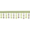 thumbnail image 1 of 1 1/2 Pouces (3,5 cm) long Beau Bord Perlé à Franges Fait à la Main avec Design de Perles en Disque (Style# B40683), Blanc Raisin Vert Multicolore (Color# L48H04) Vendu au Yard (36 Pouces/3 Pieds/0,9 m), 1 of 1