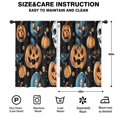 thumbnail image 2 of Blackout Kids Curtains,Halloween Pumpkins Skulls Bats and Eyeballs Childrens Insulated Curtains Set Of 2,Bedroom Essentials,Toddler Room Decor 42"x63", 2 of 5
