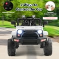 thumbnail image 4 of Costway 12V Battery Powered Ride On Truck Electric Kids Ride On Car with Remote Control 4-Wheel Vehicle Toy for Boys & Girls, 4 of 9
