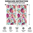 thumbnail image 2 of Blackout Kids Curtains,Pioneer Flower Floral Print Pattern Childrens Insulated Curtains Set Of 2,Bedroom Essentials,Toddler Room Decor 42"x84", 2 of 5