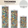 thumbnail image 4 of Multicolor Ethnic Geometric and Floral Pattern Kitchen Rugs Sets Of 3,Kitchen Runner Rugs Non Skid Washable,Decorative Kitchen Floor Mats for Kitchen,Sink,Laundry,17"x30"+ 17"x47" + 17"x59", 4 of 6