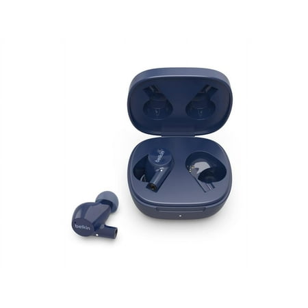 Belkin - SOUNDFORM Rise True Wireless Earbuds - Blue