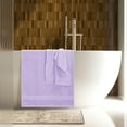 thumbnail image 5 of MALLONI HOME 8 Piece Towel Set 100% Ring Spun Cotton, 2 Bath Towels 27x54, 2 Hand Towels 16x28 and 4 Washcloths 13x13 - Ultra Soft Highly Absorbent Machine Washable Hotel Spa Quality - Purple, 5 of 7