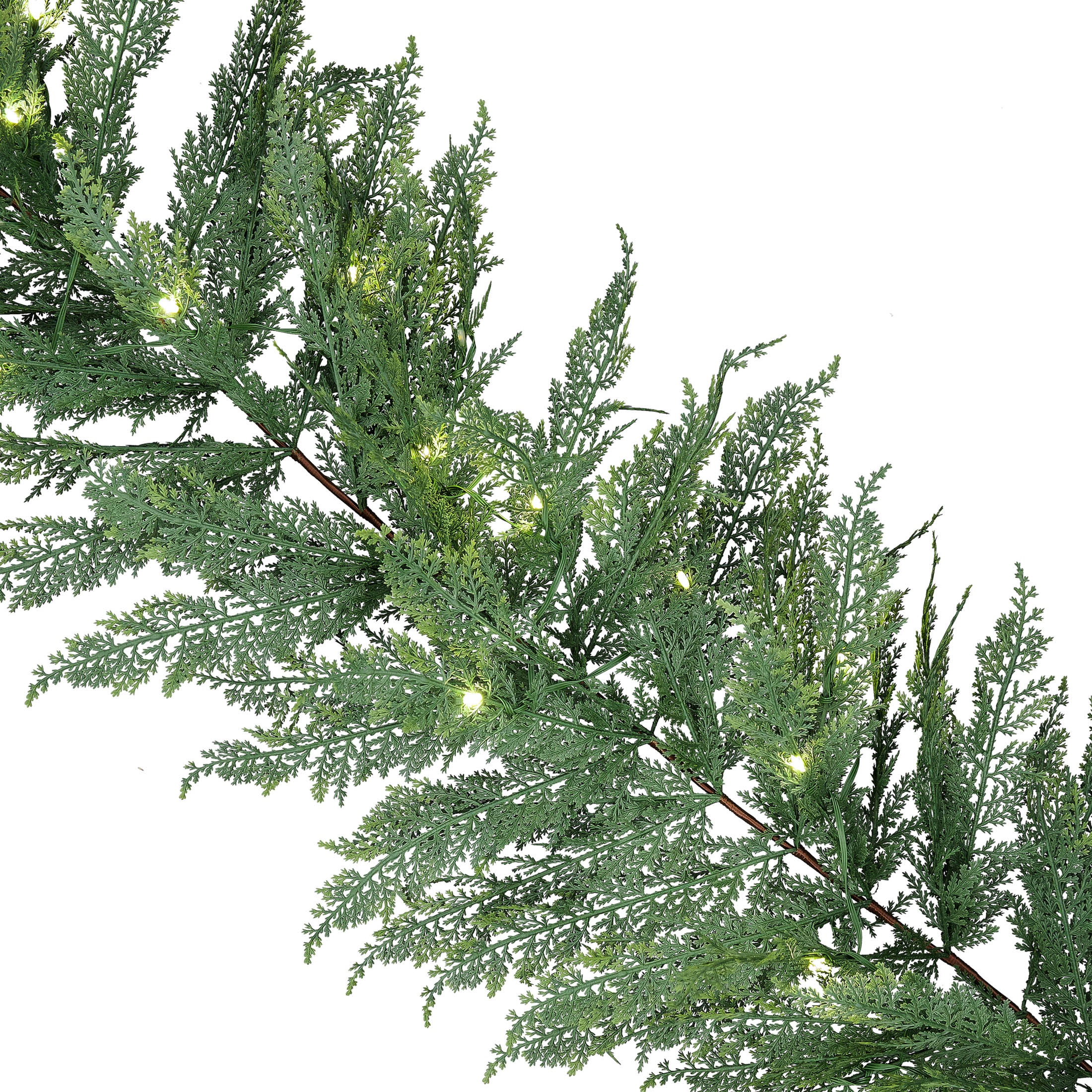 My Texas House Cypress Pre-Lit Christmas Garland photo 6