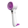 thumbnail image 4 of Ventilador portátil de mano, mini ventilador de refrigeración, 5 velocidades, pequeño ventilador personal eléctrico, ventilador de mano para Violeta, 4 of 8