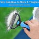 thumbnail image 3 of Premium Brush For Dogs And Cats, Undercoat Brush Detrimming Brush For Medium To Long Haired Dogs And Cats, 3 of 5