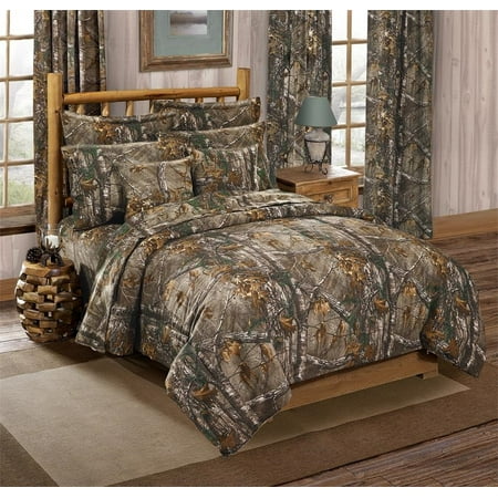 Realtree XTRA Camo 7 Pc QUEEN SIZE Comforter Set - Walmart.com