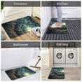 thumbnail image 5 of Yiaed Enchanted Forest Skull Path Print Flannel Doormat Mat Outdoor Indoor Door Mats,Welcome Matt Outdoor Front Door Mat Doormat Outdoor Mat Outdoor Mat,16"x24", 5 of 7