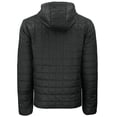 thumbnail image 3 of Men's Cutter & Buck  Black Ivy League Rainier PrimaLoft Eco Full-Zip Hoodie, 3 of 3