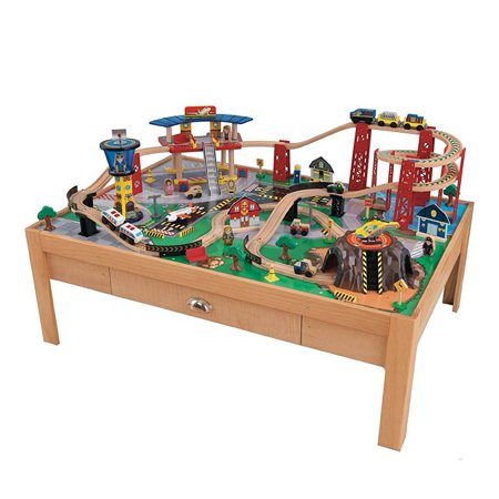 Kidkraft Airport Express Wooden Play Kids Railway Train Activity