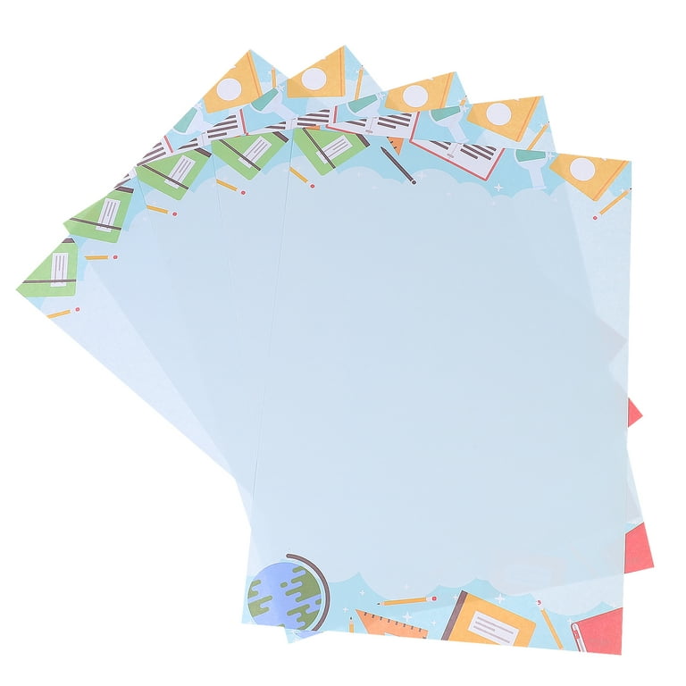 50Pcs Light Color Paper Paper A4 Printing Paper A4 Copy Paper Writable