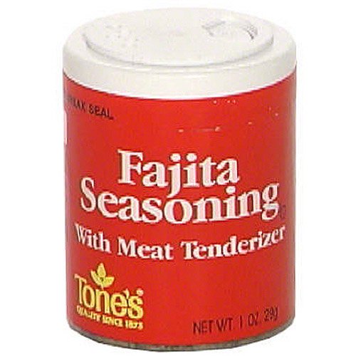 Tone's Fajita With Meat Tenderizing Seasoning, 1.0 oz (Pack of 6