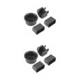 thumbnail image 1 of Guardoinrt 4x Black Prevent Damage With Replacement Hinge Pivots Lining Kit For Doors And Hinges 2Set, 1 of 6