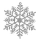 thumbnail image 3 of 24 Uds. De copos de nieve de plástico con purpurina, adornos navideños de copos de nieve, decoraciones navideñas, decoraciones para ventanas Ormromra LKX-2037-3, 3 of 4